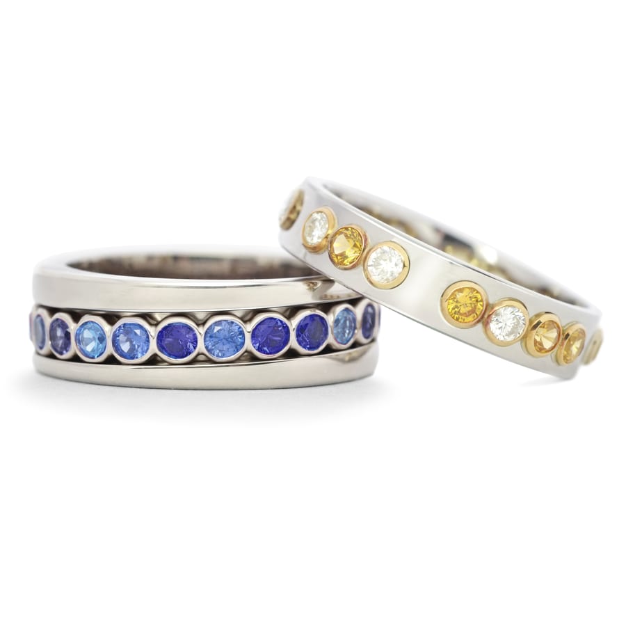 Morse Code Rings, view 1