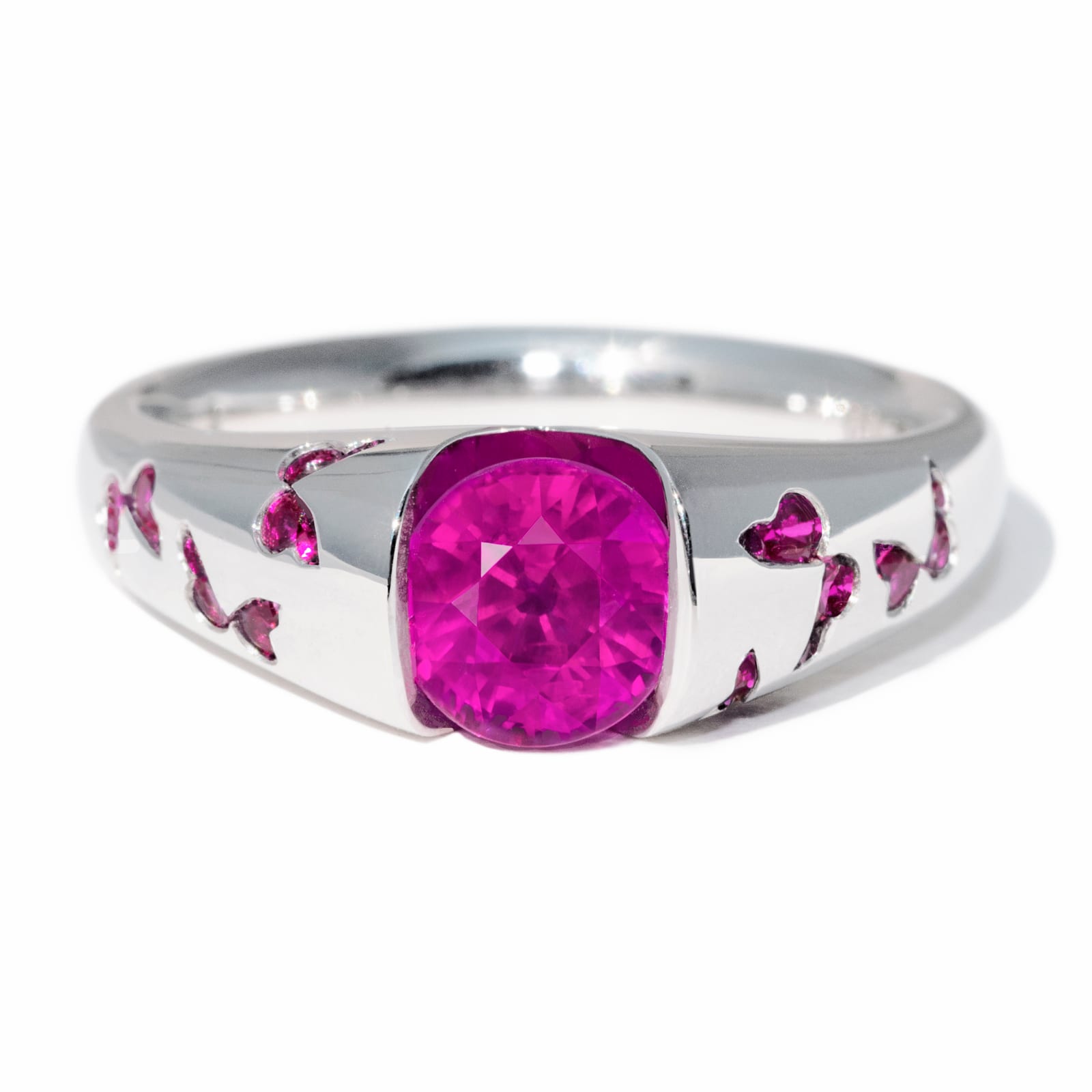 Butterfly Engagement Ring, view 7