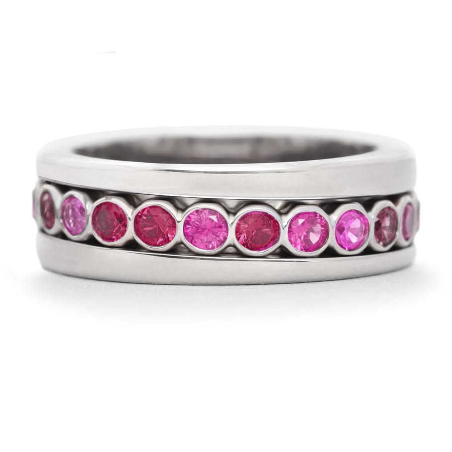 Morse Code Rings, view 2