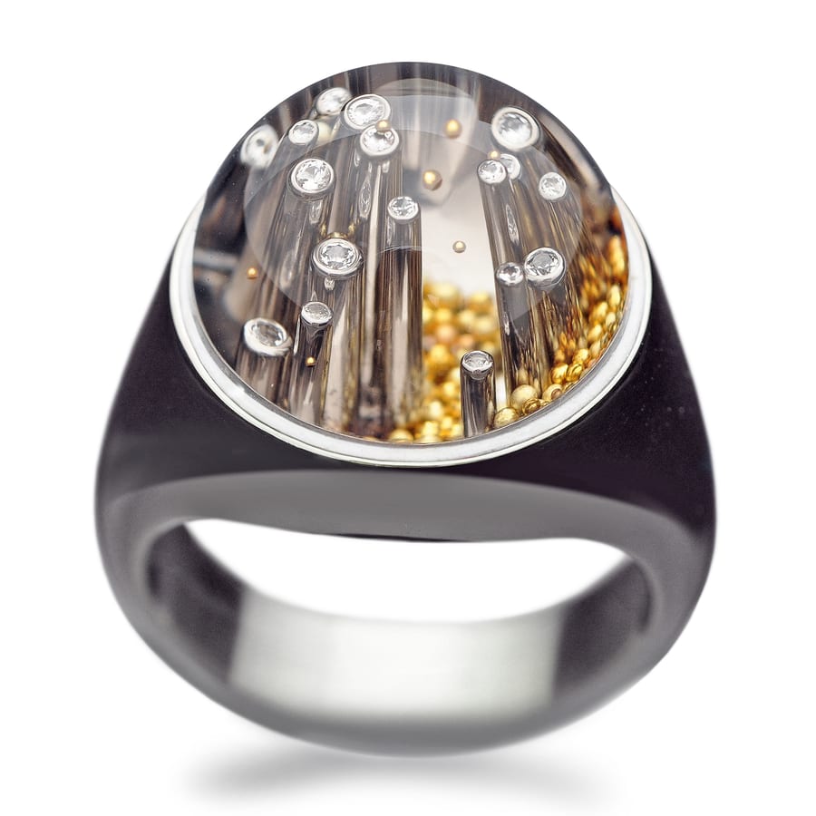 Snowglobe Ring, view 1
